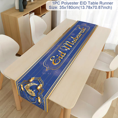 Chemin de Table Ramadan - Décoration EID Mubarak 2025