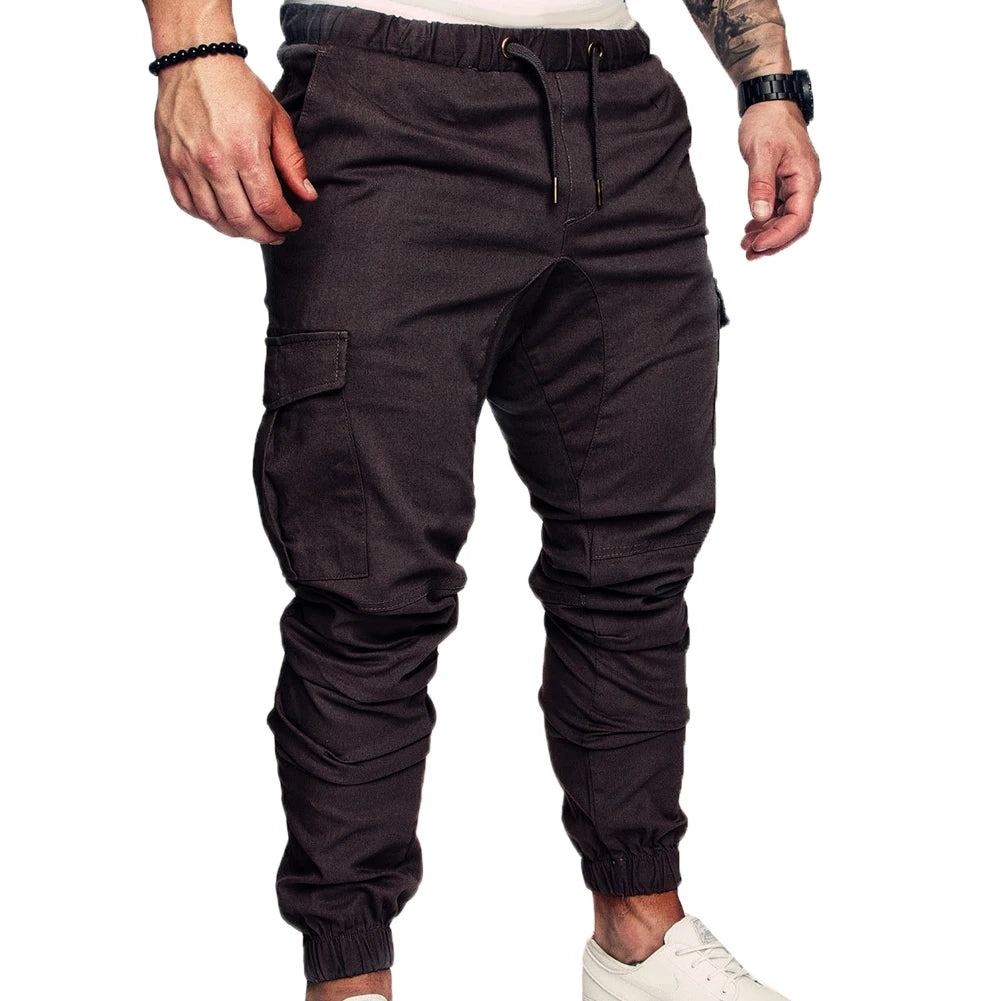 Pantalon de Jogging Slim Homme - Poches Rayé