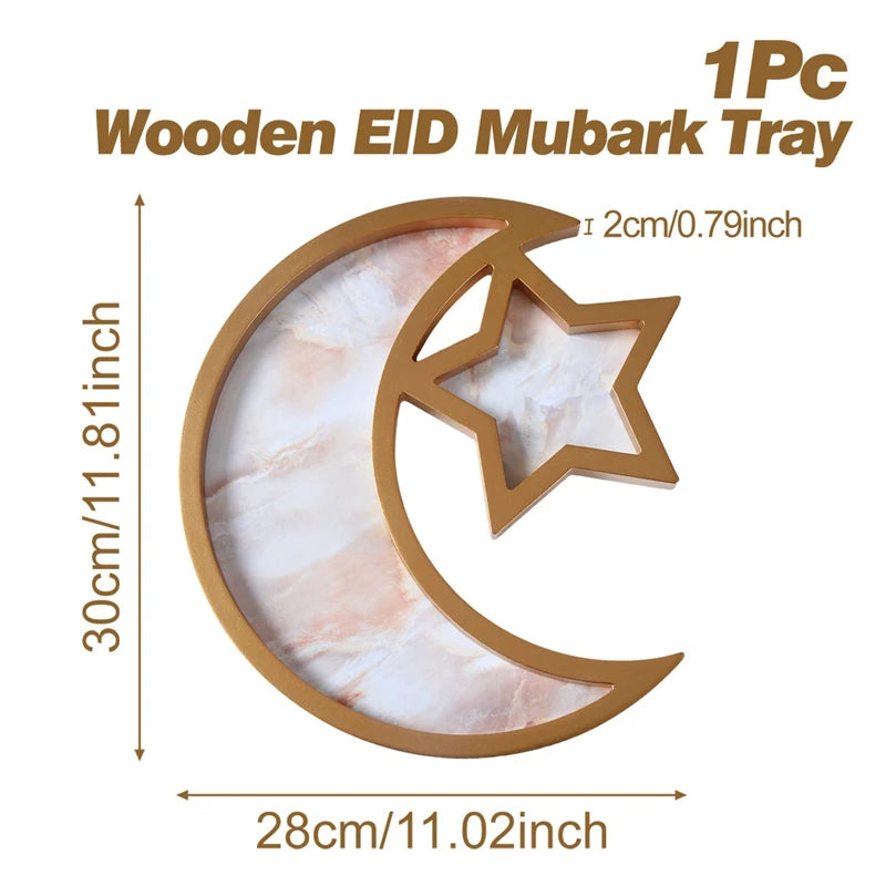 Plateaux en Bois Ramadan & Eid 2025