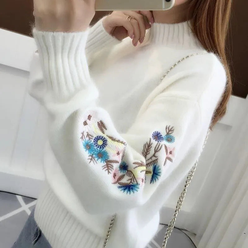 Pull Manches Longues - Femme - Hiver Chic