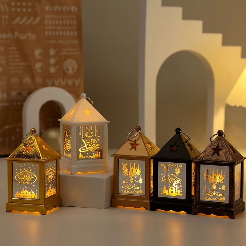 Lanternes LED Portables Ramadan & Eïd Moubarak 2025