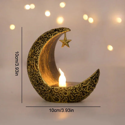 Lanterne LED Ramadan Kareem - Décoration Eid Mubarak 2025