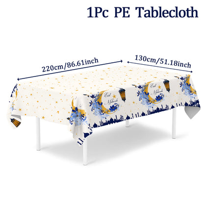 Chemin de Table et Nappes Ramadan et Eid Mubarak 2025