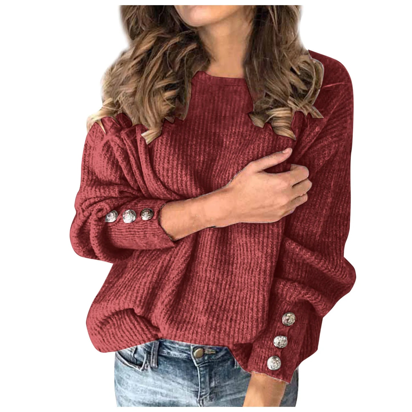 Pull Grande Taille Chic - Manches Longues Douillettes - Automne/Hiver