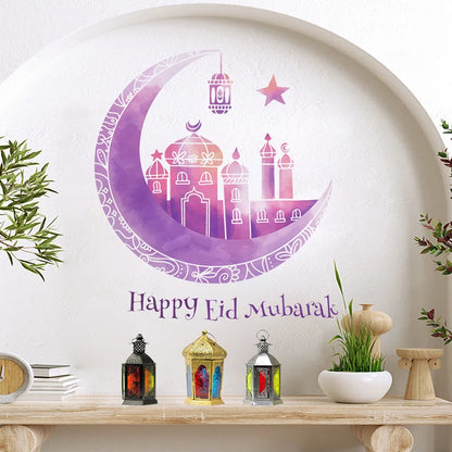 Autocollant fenêtre Décoration Eid Mubarak - Ramadan