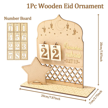 Ornement de Compte à Rebours Ramadan Kareem 2025