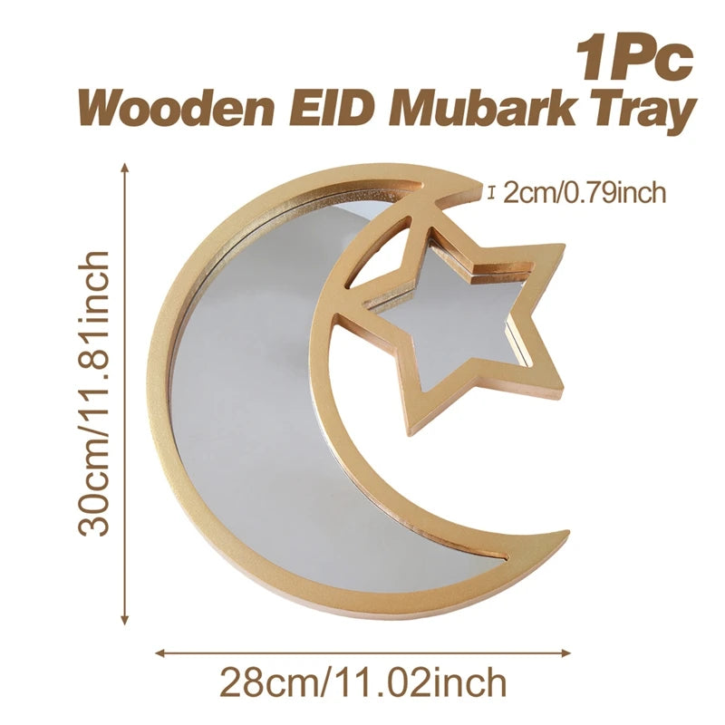 Plateaux en Bois Ramadan & Eid 2025