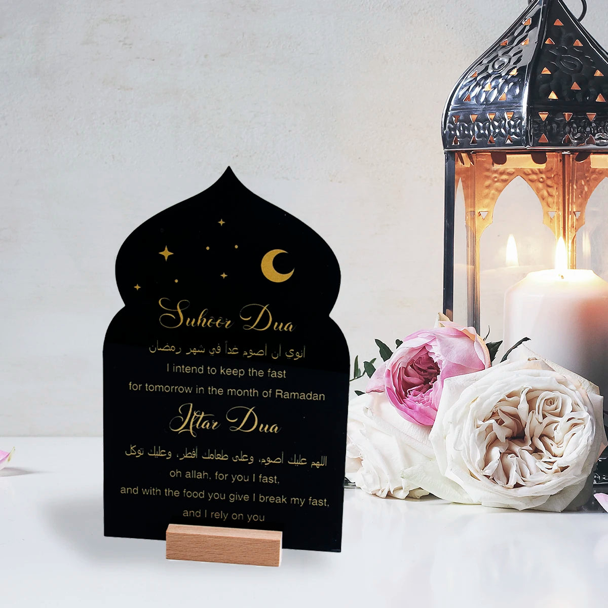 Calendrier Ramadan en Acrylique - Réutilisable avec Stylo