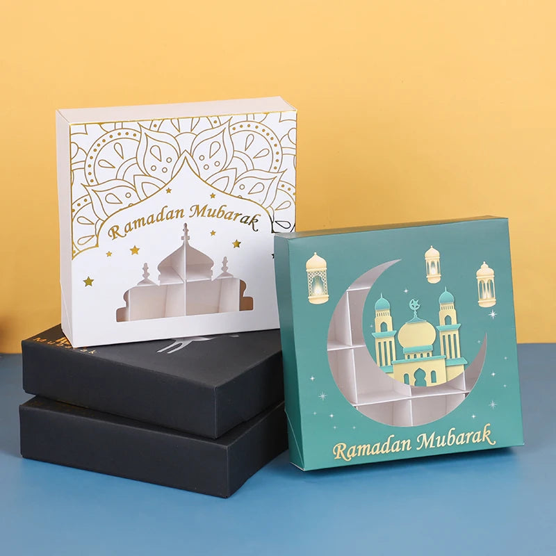 Boîte à Bonbons Ramadan & Eid Mubarak - Emballage Cadeaux