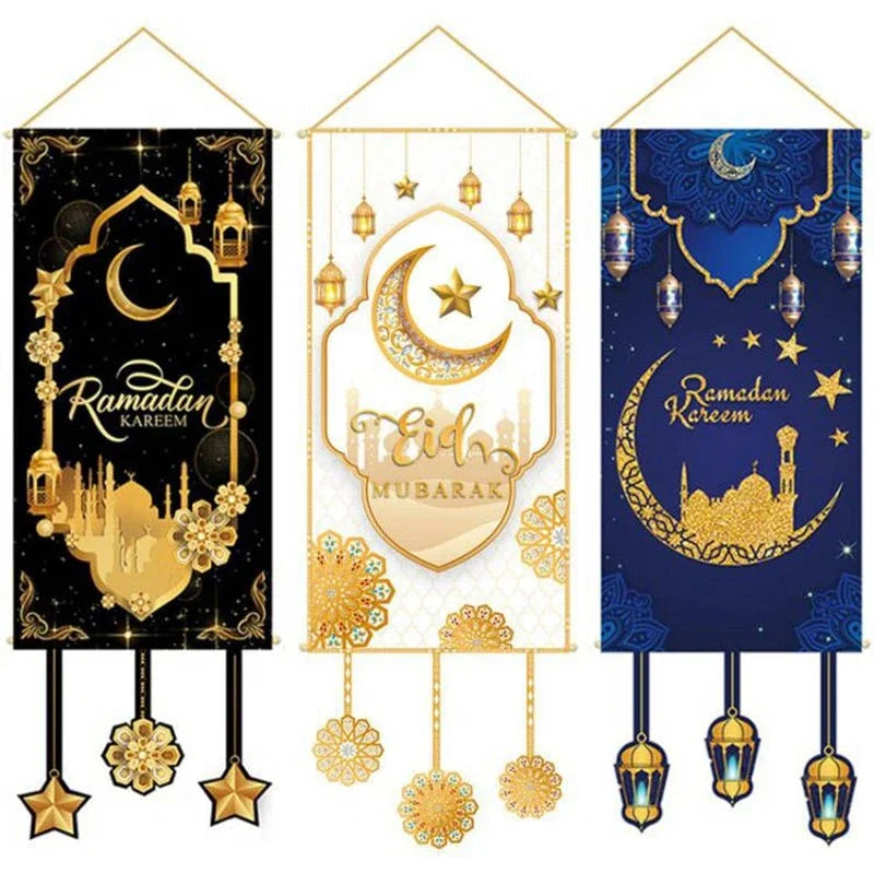 Décoration Porte Ramadan et Eid Mubarak 2025