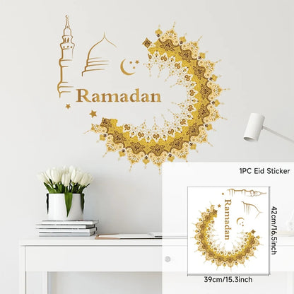 Autocollants Muraux Ramadan & Eid Mubarak 2025