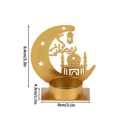 Bougeoir - Décoration Ramadan & Eid Mubarak 2025